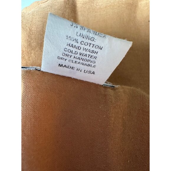 Anthropologie Lapis Floral ALine Skirt Medium Orange Y2K 90's Boho Festival Mini - Picture 7 of 10